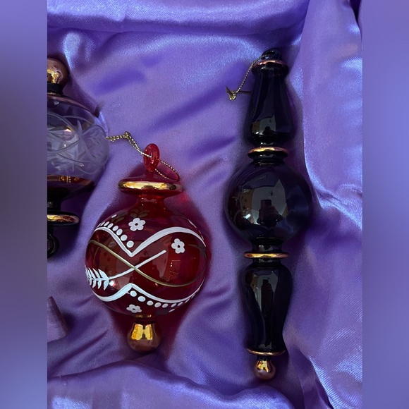 Thomas Pacconi museum ornaments vintage hand blown glass 1900-2000 box - Picture 3 of 10